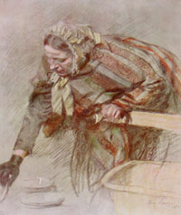 Augustin Němejc (1903) Paní v čepci