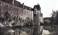 Strakonický hrad od jihu s věží Jelenkou (1930)